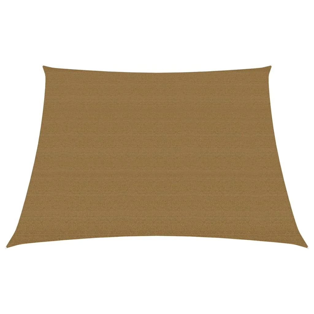 Sunshade Sail 160 g/m² Taupe 3/4x2 m HDPE
