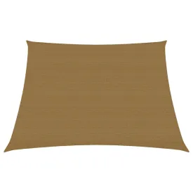 Sunshade Sail 160 g/m² Taupe 3/4x2 m HDPE
