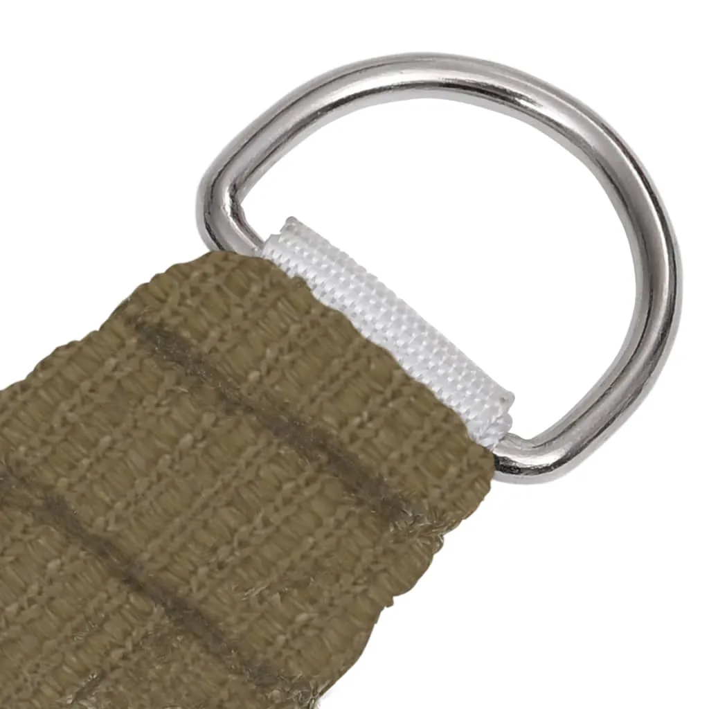 Sunshade Sail 160 g/m² Taupe 4x5 m HDPE