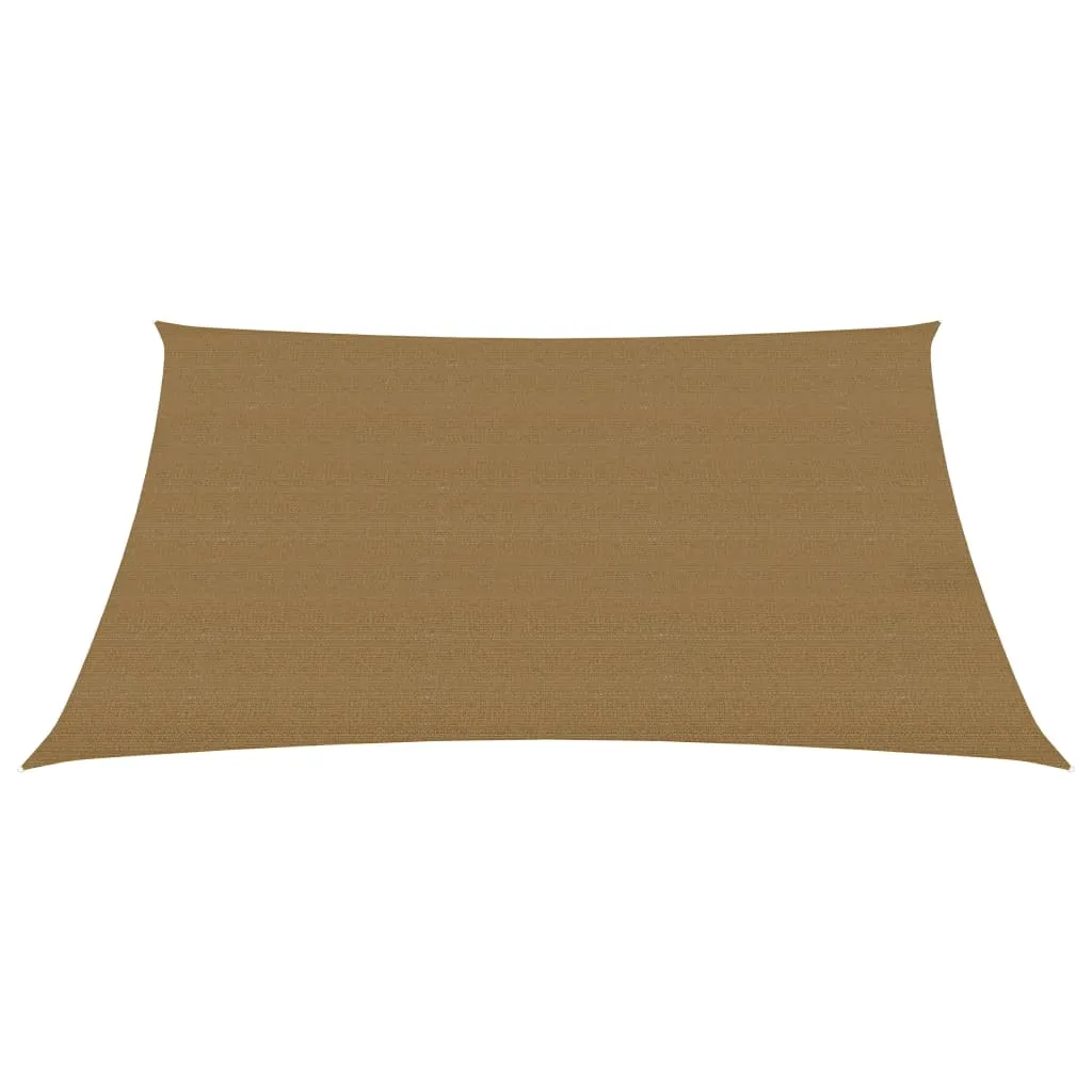 Sunshade Sail 160 g/m² Taupe 4x5 m HDPE