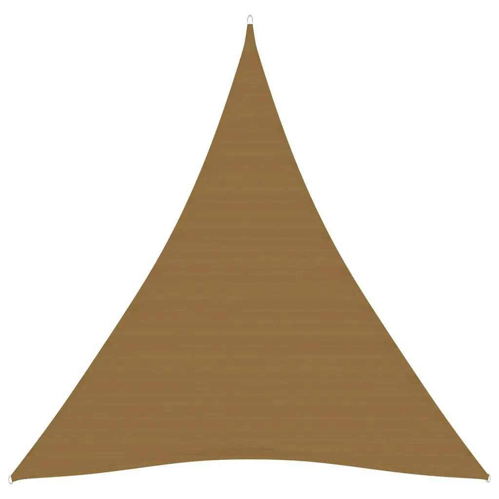 Sunshade Sail 160 g/m² Taupe 5x6x6 m HDPE