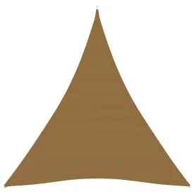 Sunshade Sail 160 g/m² Taupe 5x6x6 m HDPE