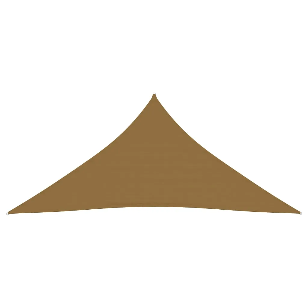 Sunshade Sail 160 g/m² Taupe 5x6x6 m HDPE