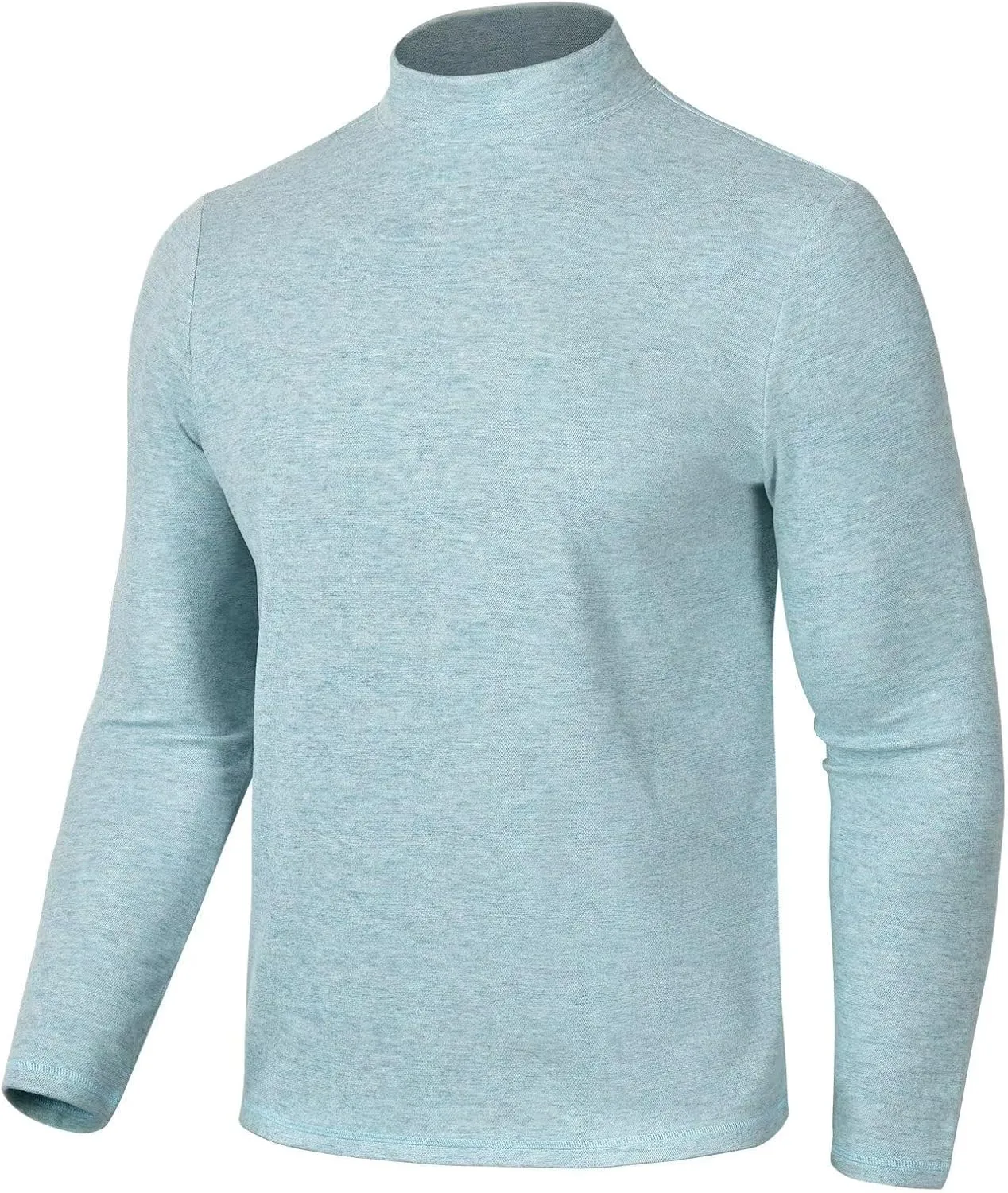 Zengjo Mock Turtleneck Thermal Undershirt Mens Long Sleeve Baselayer Shirts